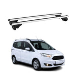 Dachträger Grundtäger für Ford Tourneo Courier 2014-2023 75kg Alu Silber 2 tlg Namma Markt
