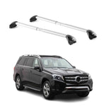 Dachträger Grundtäger für Mercedes GLS X166 2016-2019 100kg Alu Silber 2 tlg ABE