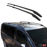 Dachreling Relingträger für VW Amarok 2023-2026 Double Cab Alu Schwarz 2 tlg