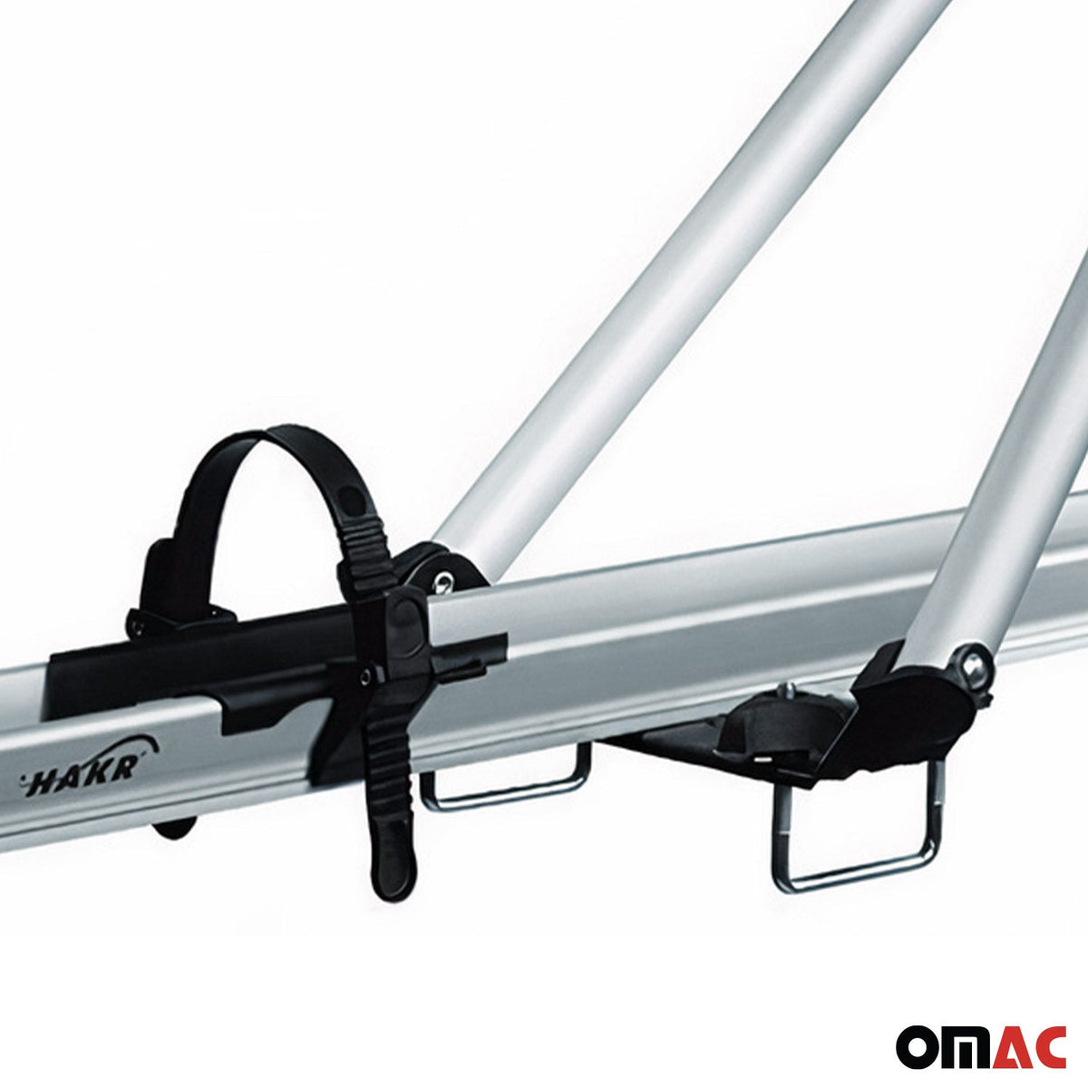 Fahrradträger Dachfahrradträger bis 17kg Aluminium Silber Fahrradhalter 2tlg