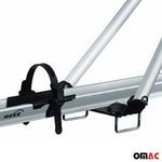 Fahrradträger Dachfahrradträger bis 17kg Aluminium Silber Fahrradhalter 2tlg