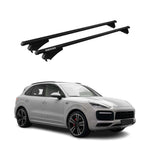 Menabo Dachträger Grundtäger für Porsche Cayenne 2019-2026 75kg Alu Schwarz 2x