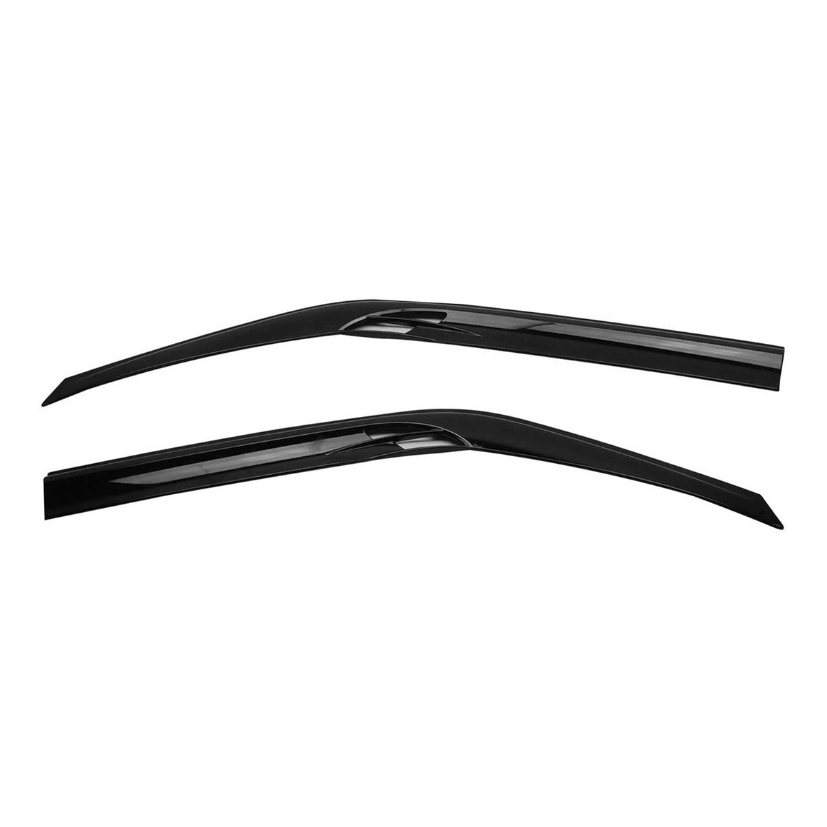 2x Windabweiser Regenabweiser für Iveco Daily 2006-2014 Acryl Dunkel