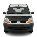 Haubenbra Steinschlagschutz für Renault Kangoo Facelift 2004-2008 Schwarz Halb