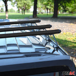 Dachträger Grundtäger für VW T7 Multivan 2021-2026 75kg Aluminium Schwarz 3 tlg