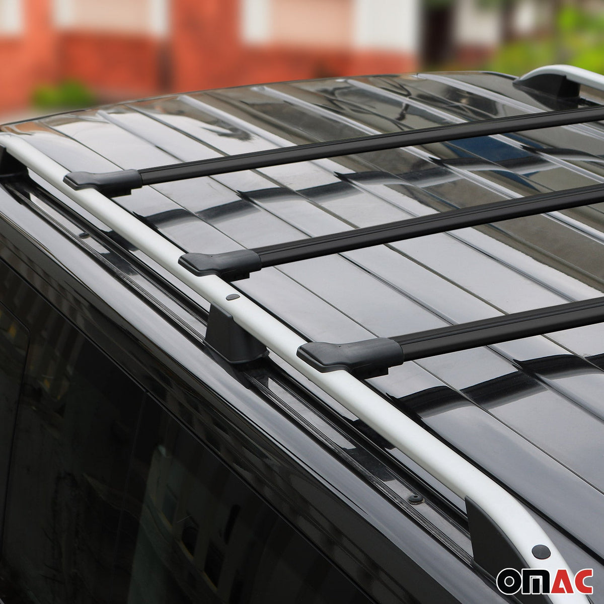 Dachträger für VW T5 T6 Transporter Multivan Caravelle 2003-2024 75kg Schwarz 3x