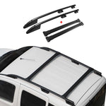 Dachreling + Dachträger SET für Mitsubishi L200 2014-2026 Aluminium Schwarz 4tlg