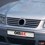 Kühlergrill Leisten Grillleisten für VW Bora 1998-2005 Edelstahl Chrom 8tlg