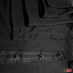 Maß Gardinen für Toyota HiAce Fahrerhaus Abtrennung Sonnenschutz Schwarz