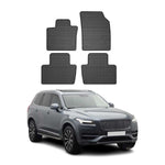 OMAC Gummi Fußmatten für Volvo XC90 2015-2026 Automatten Gummi Schwarz 4tlg