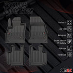 OMAC Gummi Fußmatten für Fiat 500L 2012-2024 Premium TPE 3D Automatten 4tlg