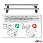 Menabo Dachträger für Universal Laderaumrollo-Querträger Ladeflächenträger 2x