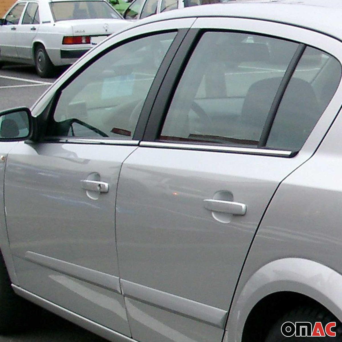 Fensterleisten Zierleisten für Opel Astra H 2009-2013 Edelstahl Chrom 4tlg