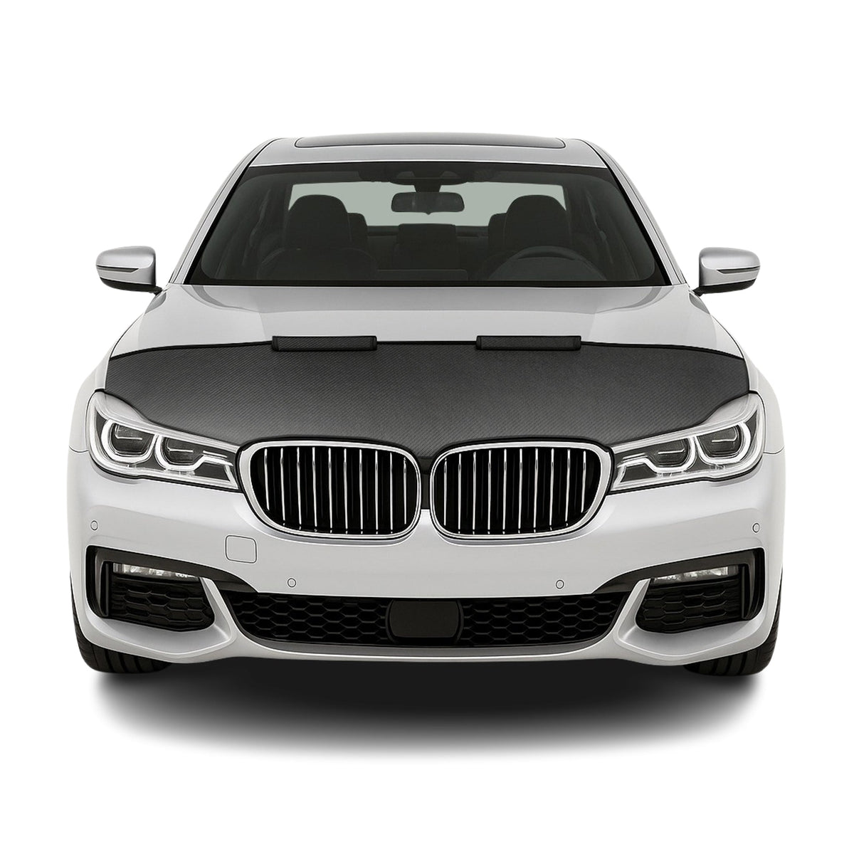 Haubenbra Steinschlagschutz Bonnet Bra für BMW 7er G11 G12 2015-24 Carbon Halb