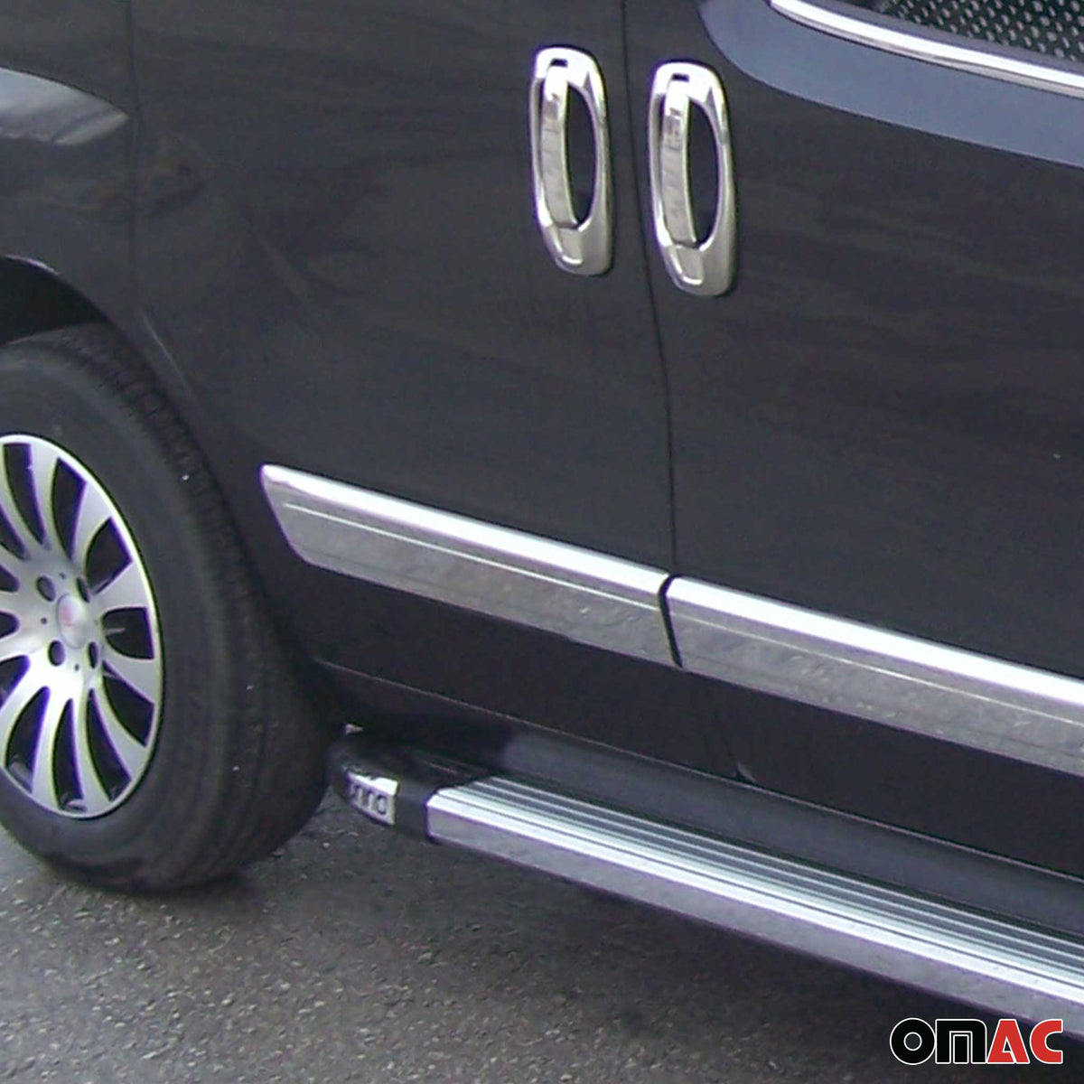 Seitentürleiste Türleisten Türschutzleiste für Peugeot Bipper 2008-2024 Chrom 4x
