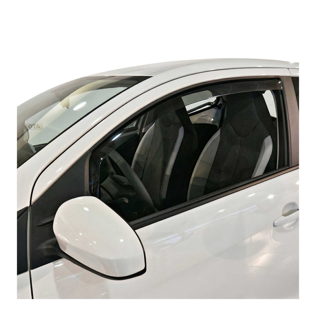 Windabweiser Regenabweiser für Citroen C1 2014-2024 5tür Dunkel Acryl 2tlg