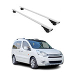 Dachträger Grundträger für Citroen Berlingo 2008-2018 75kg Stahl Silber 2 tlg