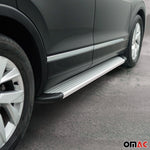 Seitenschweller Trittbretter Schweller für BMW X5 E70 2006-2013 Aluminium Silber