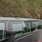 Dachträger Grundtäger für VW Transporter T7 2023-2026 75kg Stahl Schwarz 3 tlg