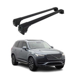 Dachträger Grundtäger für Volvo XC90 2015-2026 75kg Aluminium Schwarz 2 tlg