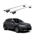 Dachträger Grundtäger für VW Tiguan 5N AD1 Allspace 2016-2024 90kg Alu ABE Grau