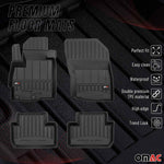 OMAC Gummi Fußmatten für Mitsubishi ASX 2010-2024 Premium TPE Automatten 4tlg