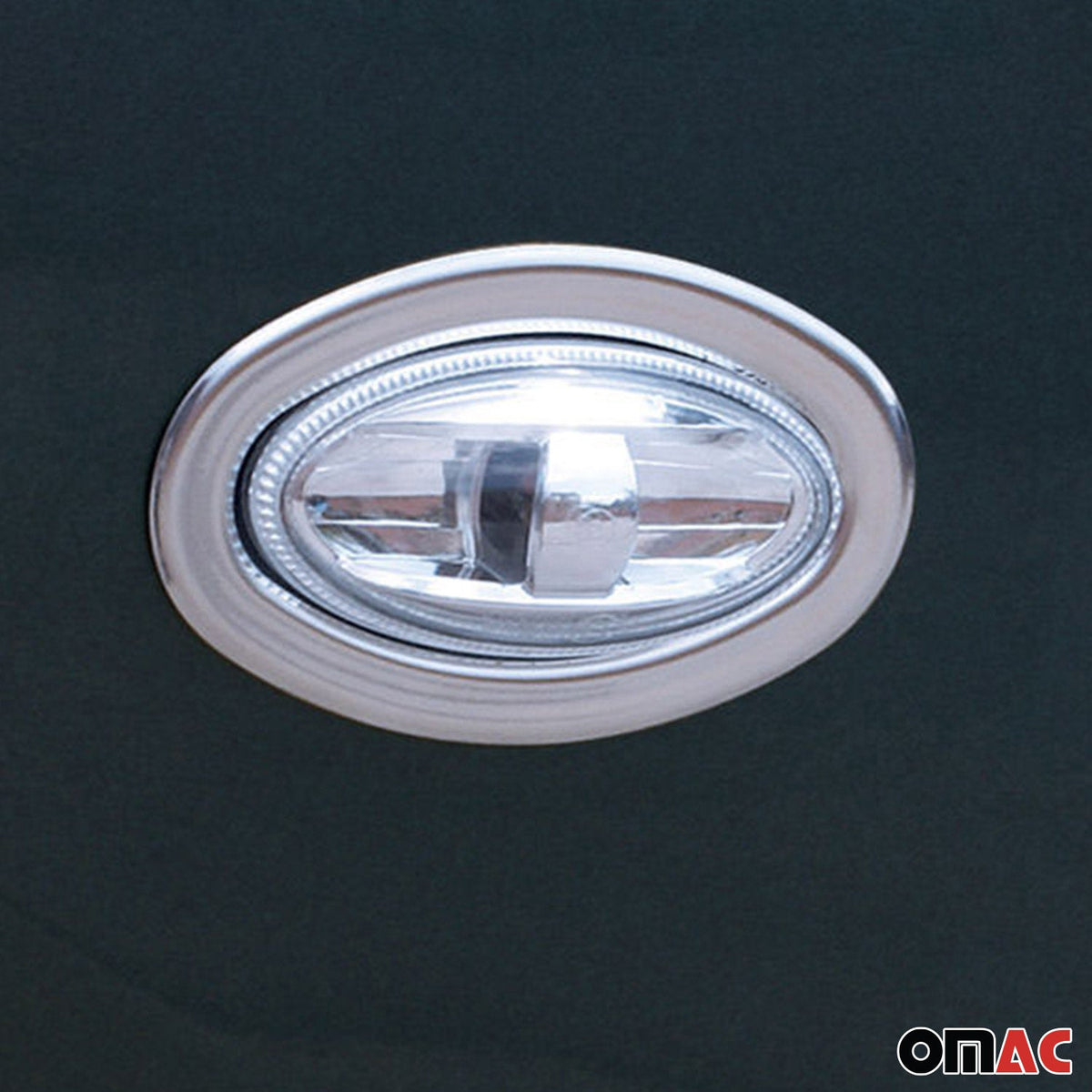 Blinkerrahmen Blinker Umrandung für Citroen C1 C3 C4 C5 C6 Edelstahl Chrom 2x
