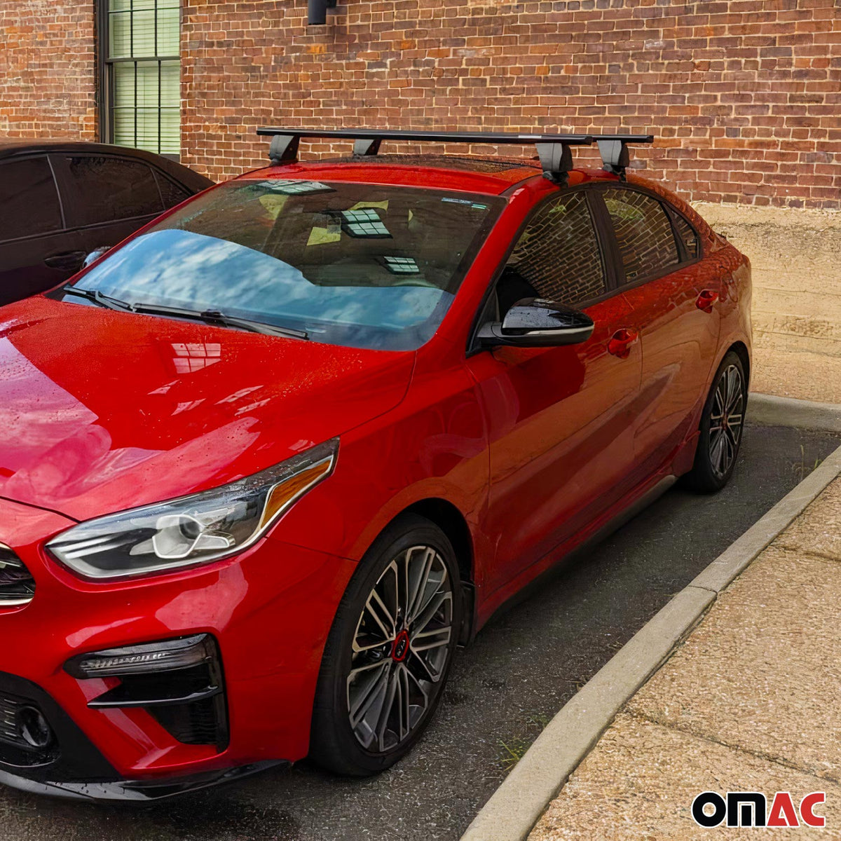 Menabo Dachträger für Toyota Tundra Double Cab mk2 2014-2021 FL 50kg Alu Schwarz