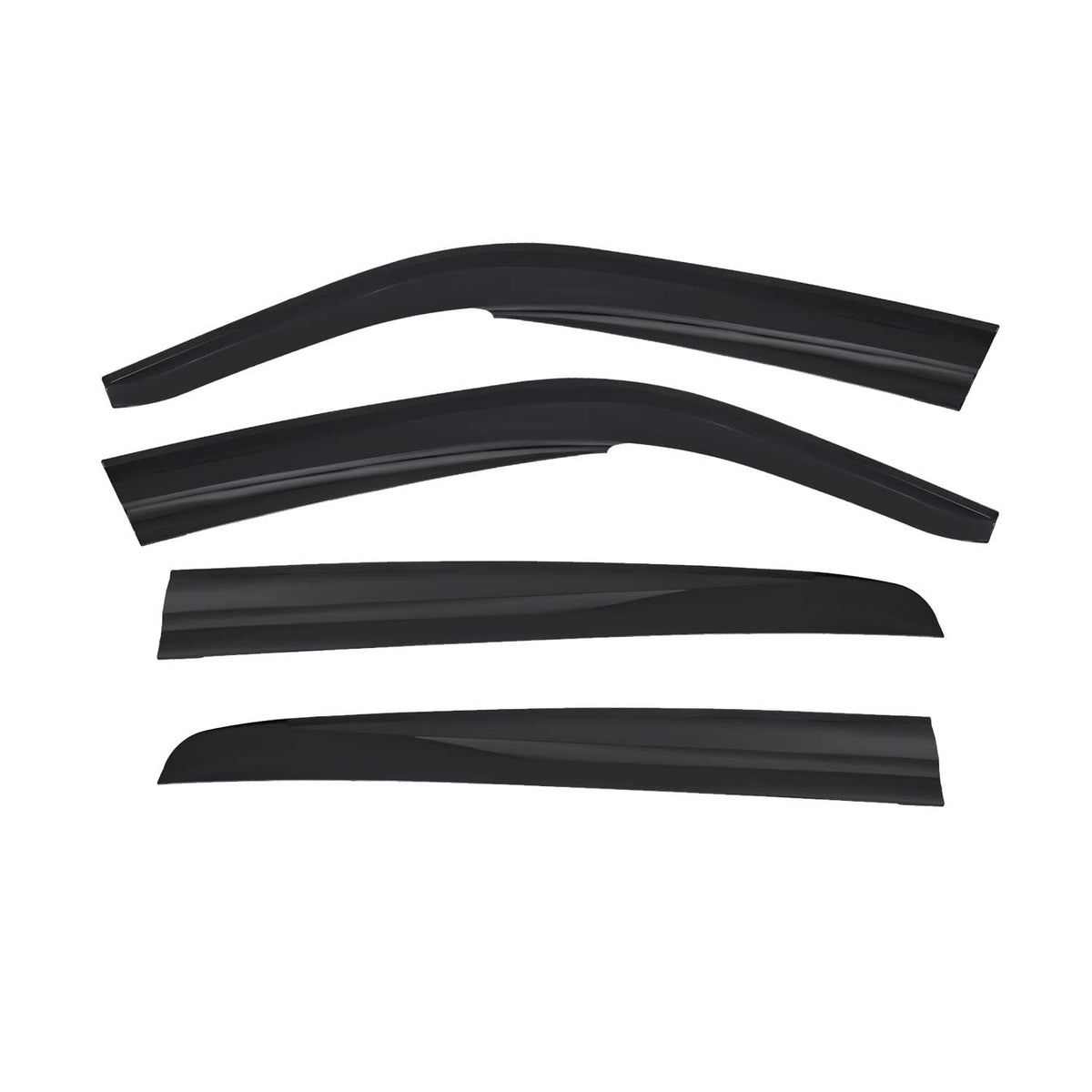 4x Windabweiser Regenabweiser für VW Golf 1991-1998 Schrägheck Kombi Dunkel