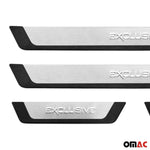 Einstiegsleisten Türschweller Exclusive für Audi A4 B5 B6 B7 B8 B9 Edelstahl 4x