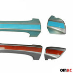 Türgriff Blende Chrom für VW Golf 2008-2013 2-Tür Gebürstet Silber 2tlg