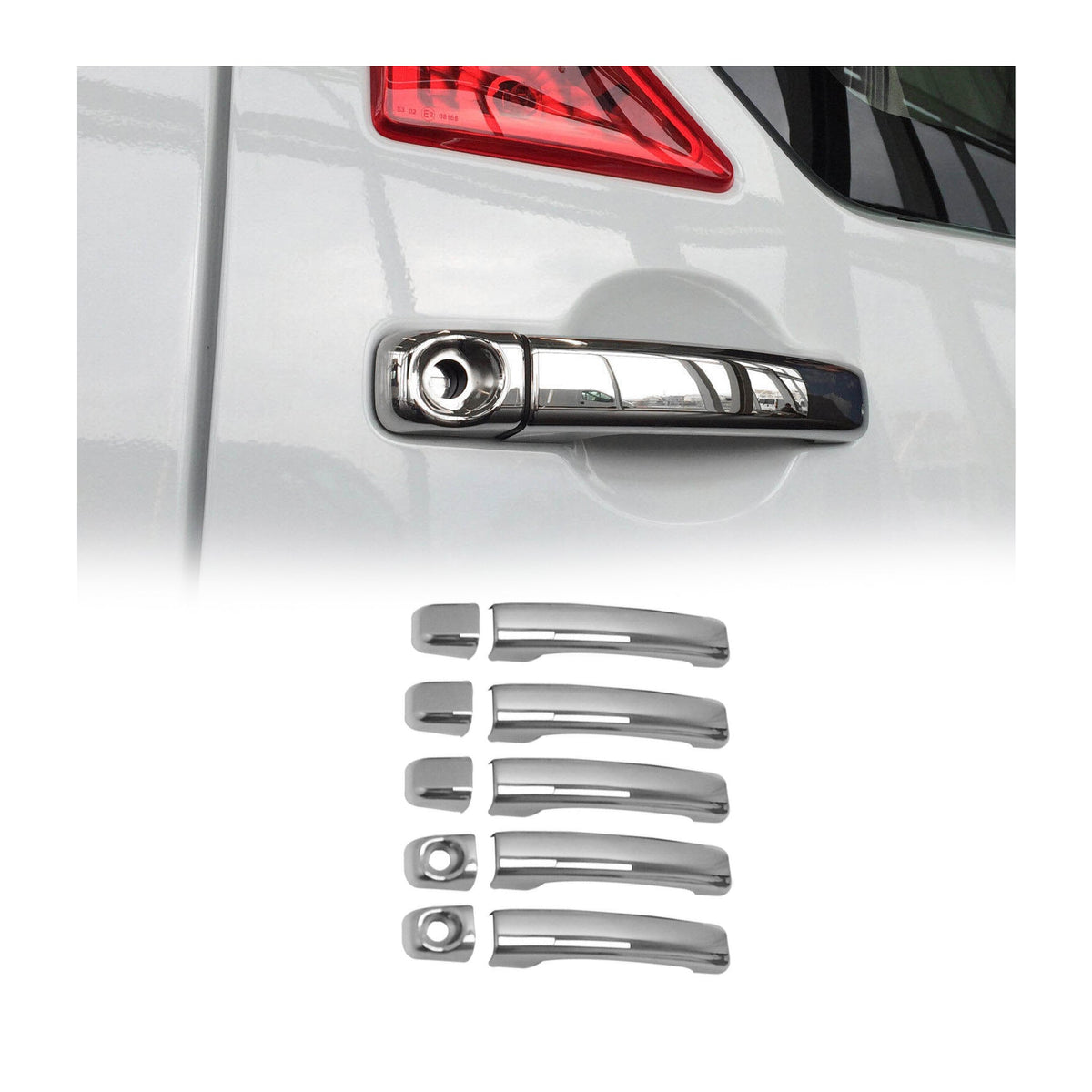 Chrom Türgriff Blende für Renault Trafic 2014-2024 Edelstahl 10tlg