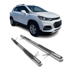 Edelstahl Trittbretter Schwellerrohre für Chevrolet Trax 2012-2021 Silber