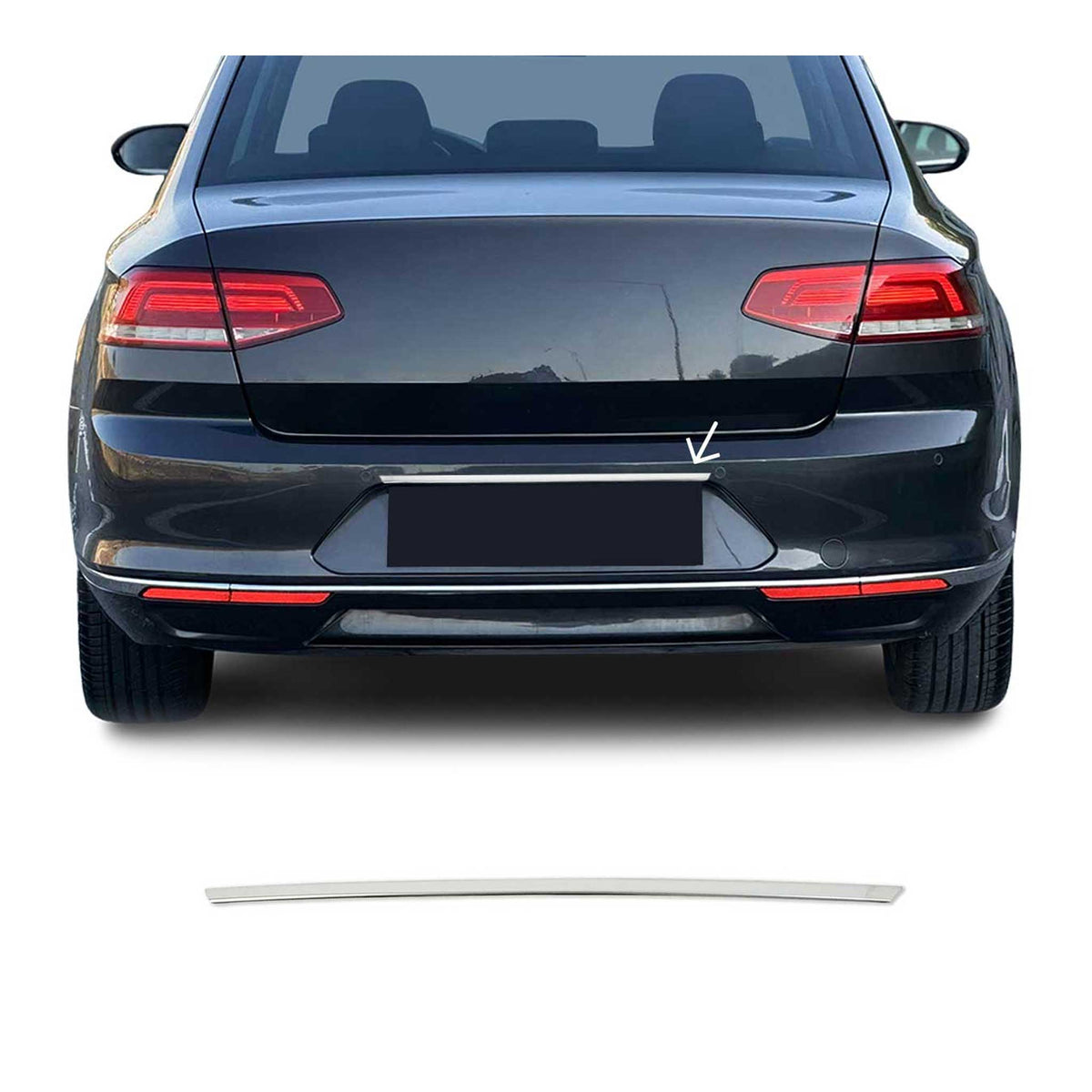 Kofferraumöffner Griff für VW Passat B8.5 Variant 2019-2021 Edelstahl Chrom