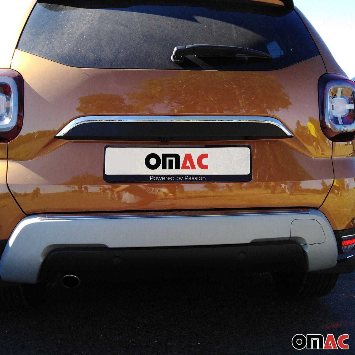 Kofferraumleiste Heckklappe Leiste für Dacia Duster II 2017-2024 Edelstahl Chrom