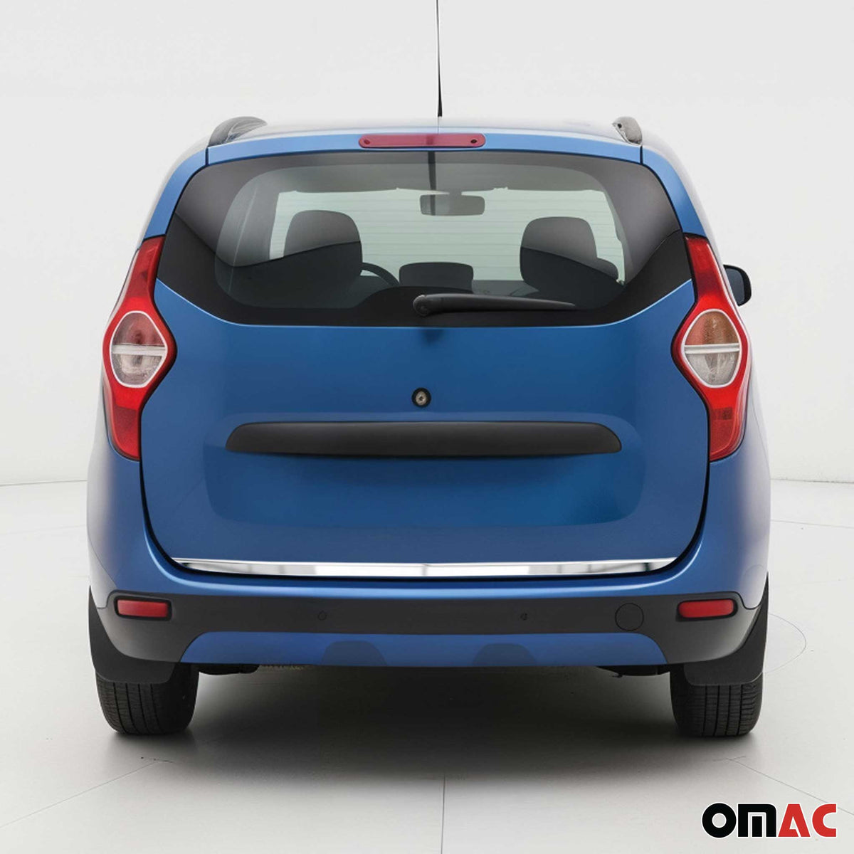 Kofferraumleiste Heckleiste für Dacia Lodgy 2012-2022 Untere Chrom Edelstahl