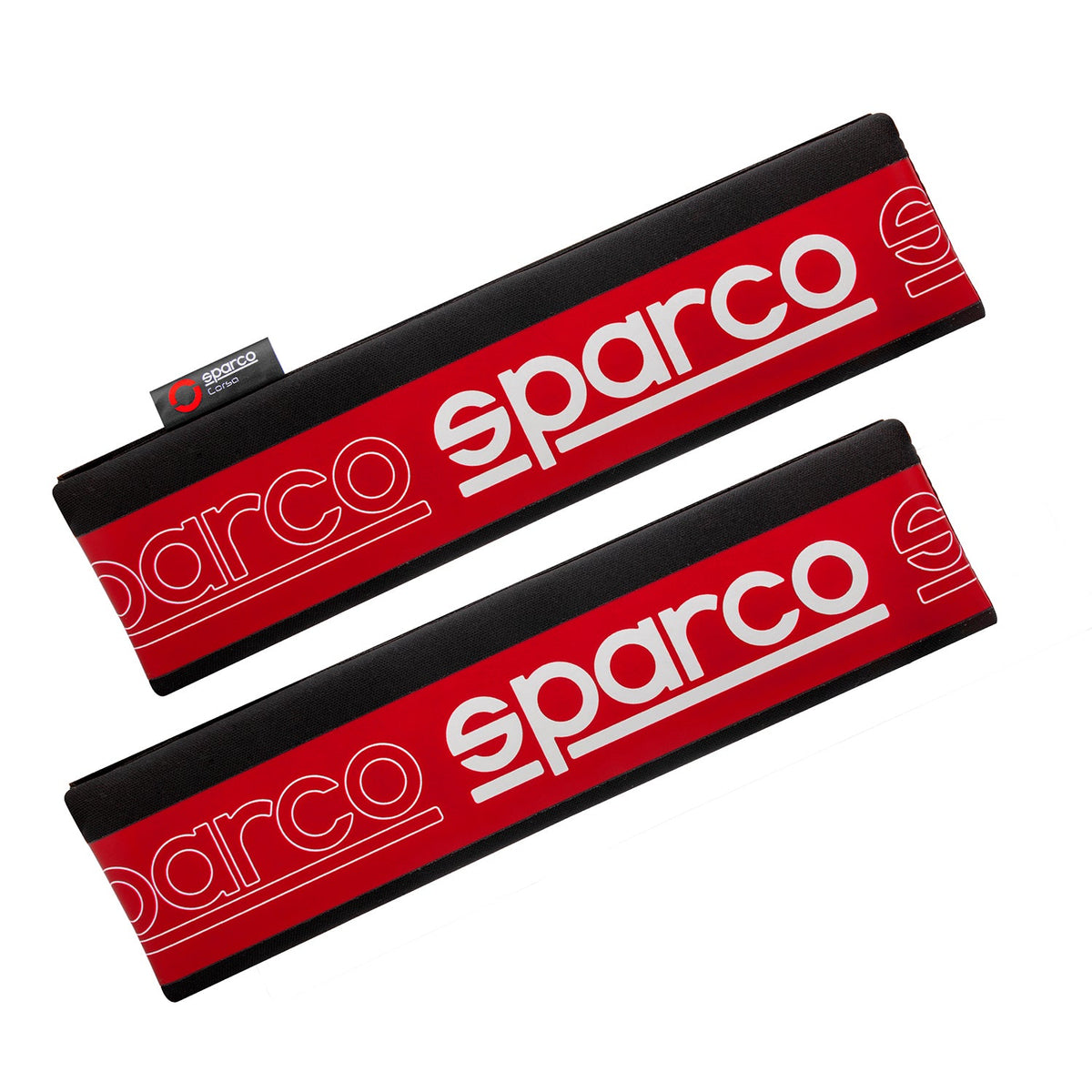 SPARCO Gurtschoner Gurtpolster Sicherheitsgurt Auto Gurtschutz Rot 2x