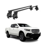 Menabo Dachträger für Mercedes X Klasse W470 2017-2020 50kg Stahl Schwarz 2x