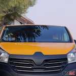 Kühlergrill Leisten Grillleisten für Renault Trafic III Edelstahl Chrom 5tlg