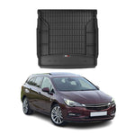 OMAC Gummi Kofferraumwanne für Opel Astra K Sports Tourer 2015-2021 TPE Schwarz