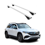 Dachträger Grundträger für Mercedes EQB X243 2022-2026 75kg Stahl Silber 2 tlg