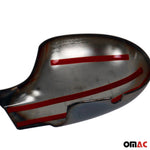 Spiegelkappen Spiegelabdeckung für Renault Thalia 2008-2013 Chrom ABS Dunkel