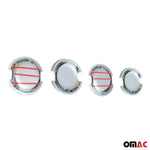 Türgriffschalen Türgriffmulden für VW Caravelle T5 2003-2015 Chrom Edelstahl 4x