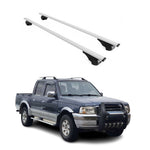 Dachträger Grundträger für Ford Ranger 1999-2022 75kg Stahl Silber 2 tlg