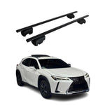 Dachträger Grundträger für Lexus UX 2019-2026 75kg Stahl Schwarz 2 tlg