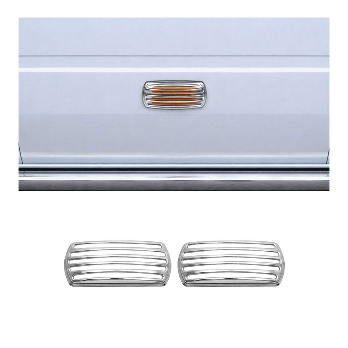 Blinkerrahmen Signalblende Blinker Umrandung für VW Volt / LT 1998-2006 Chrom 2x