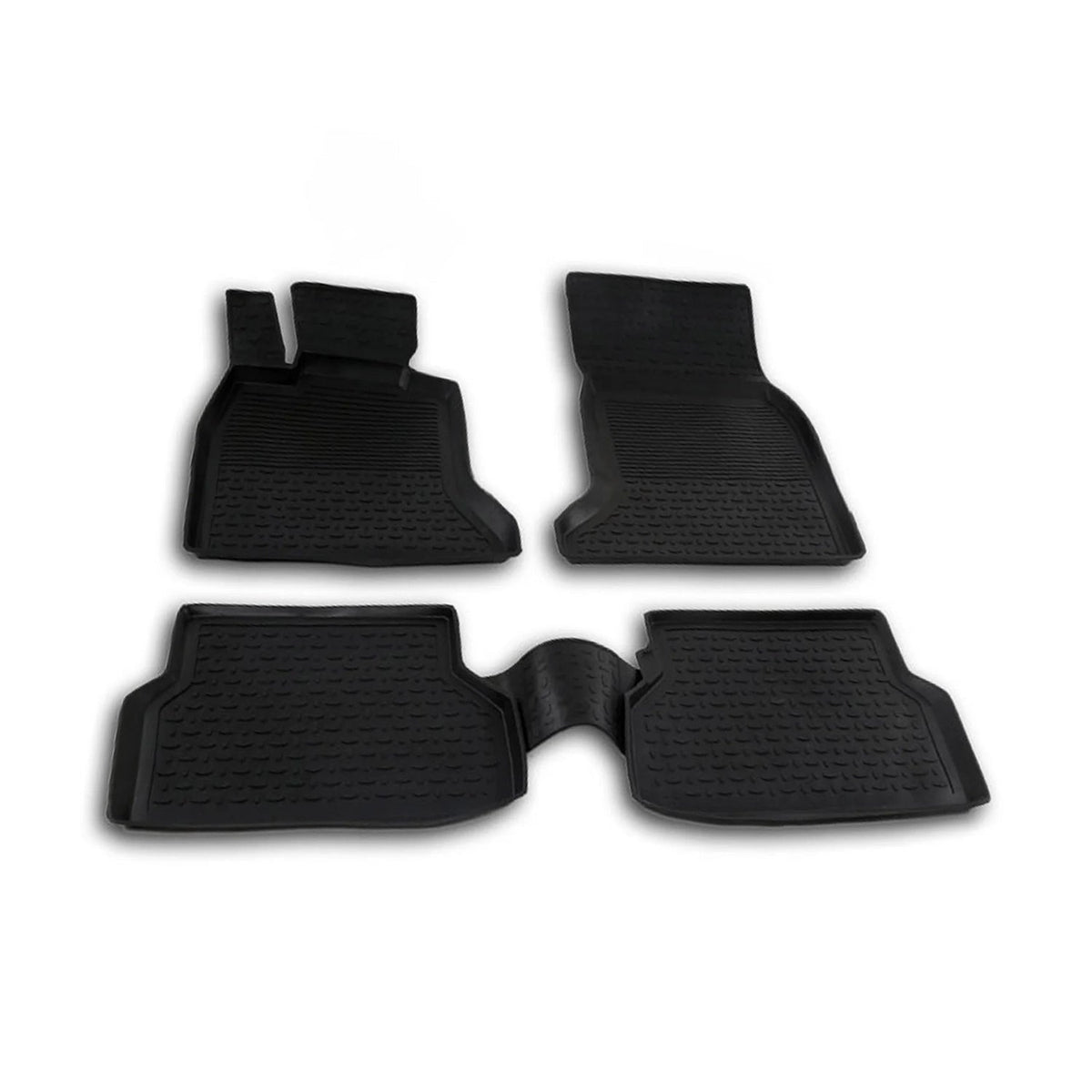 Fußmatten 3D Gummimatten für BMW 5er E60 E61 Limo Touring 2003-2010 Schwarz