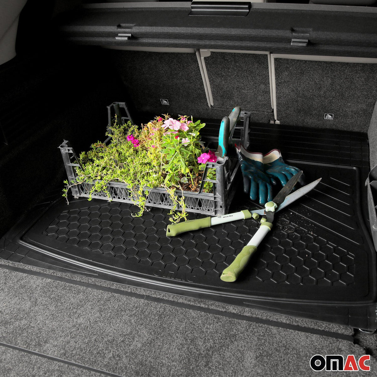 Kofferraumwanne Laderaumwanne für Audi A4 Antirutschmatte Universal Gummi