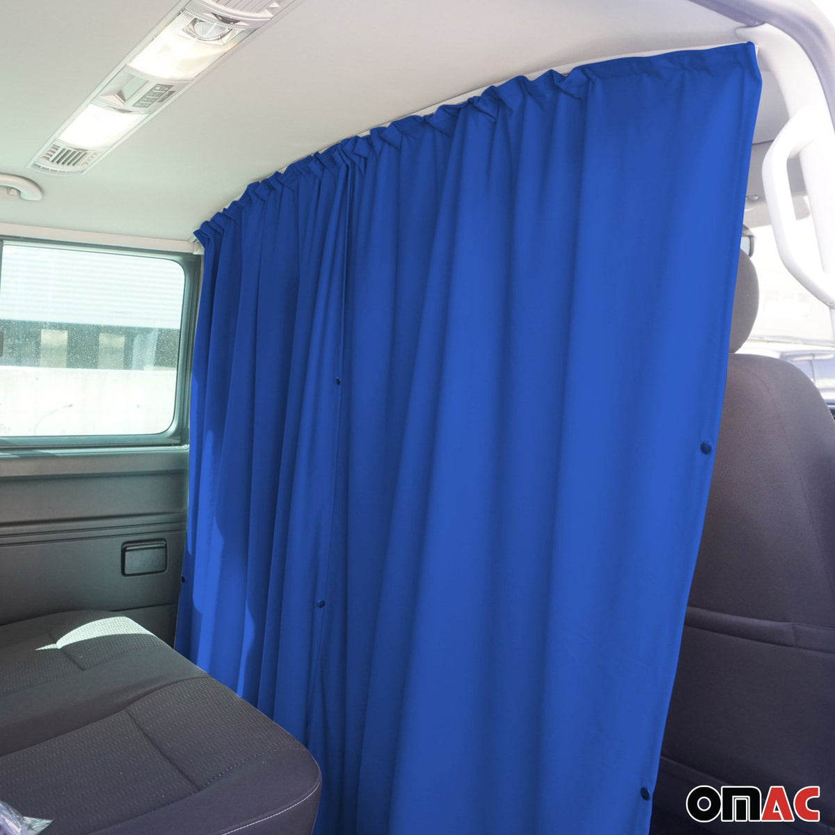 Maß Gardinen für Dacia Dokker 2012-2021 Fahrerhaus Sonnenschutz Dunkelblau