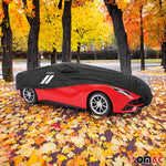 SPARCO Auto Schutzhülle Autoabdeckung Schwarz Vollgarage Abdeckung Autogarage XL